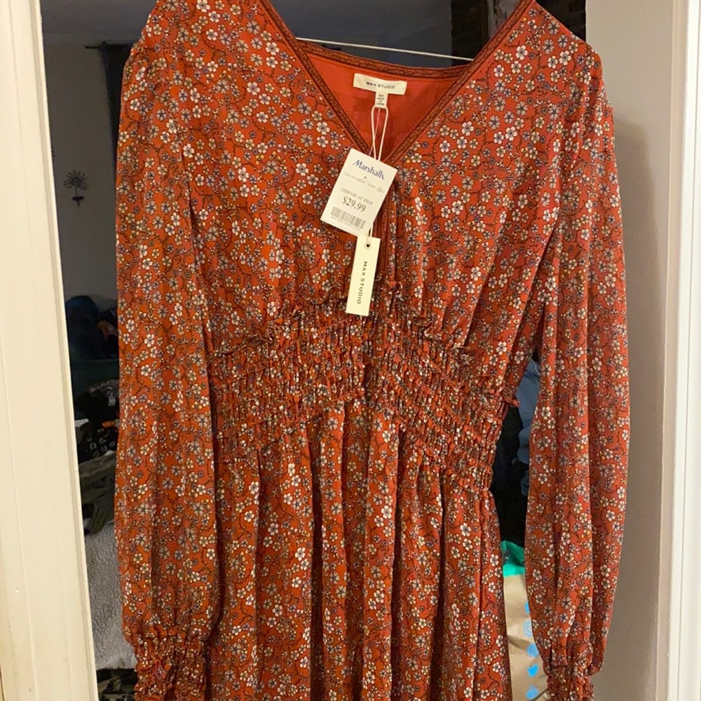 Max studio floral dress new with tags